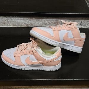 Nike Blush and White Low-Tops